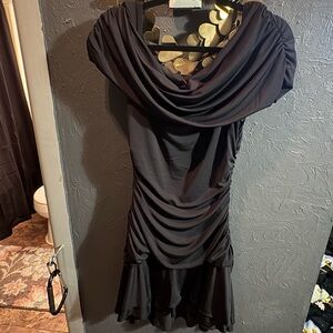 Torrid off shoulder nwt black dress 0x
